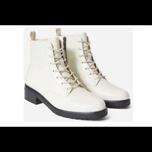 Everlane “The Modern Utility Leather Lace-Up Boot”
